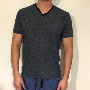 Navy blue striped Alfani T-shirt